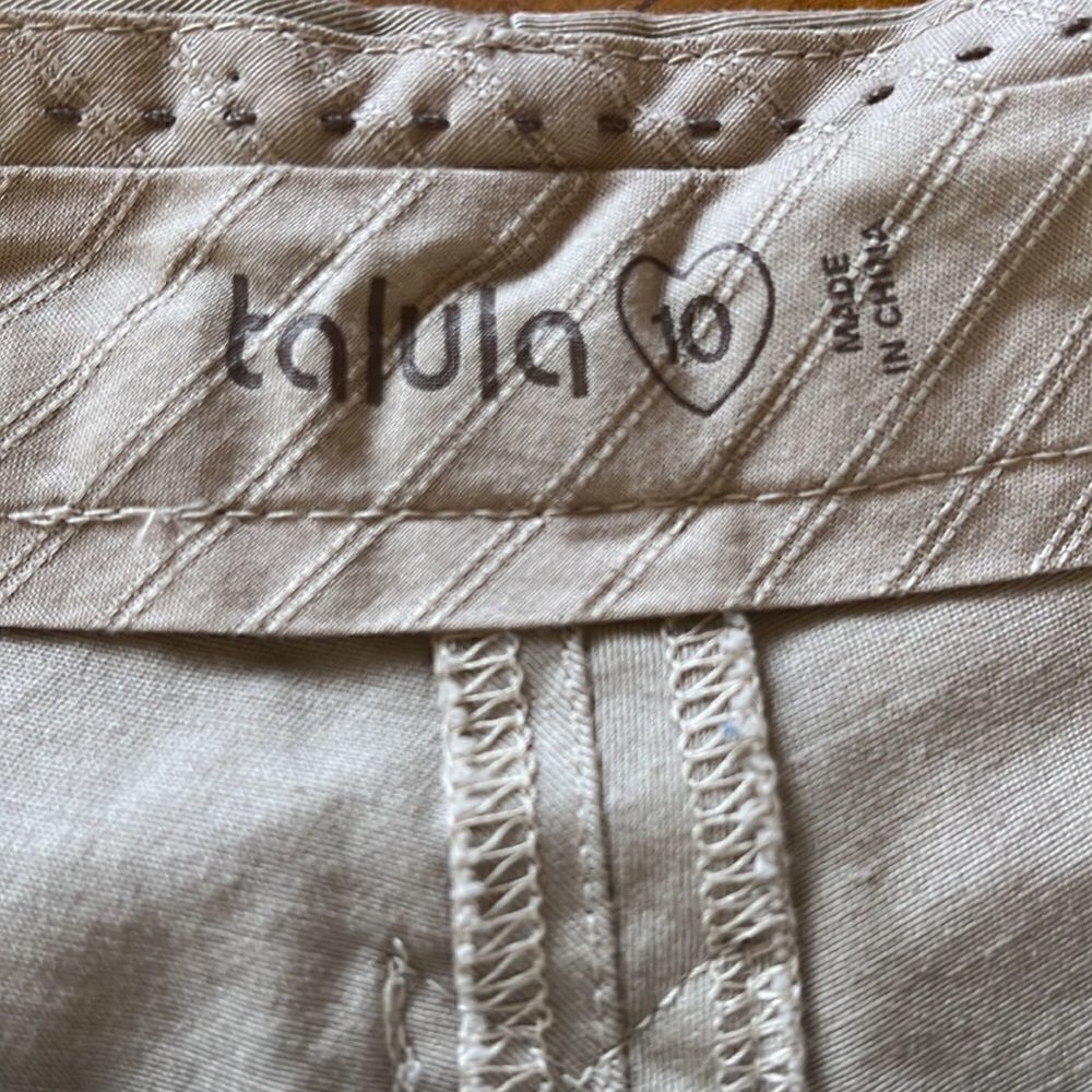 NEW WITH TAGS VINTAGE HI-WAIST ARITZIA TALULA SAILOR STYLE SHORTS SIZE 10 - Picture 6 of 6
